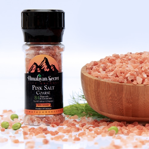HIMALAYAN NATURAL PINK CRYSTAL SALT (SHINDUK LOBON) 500G