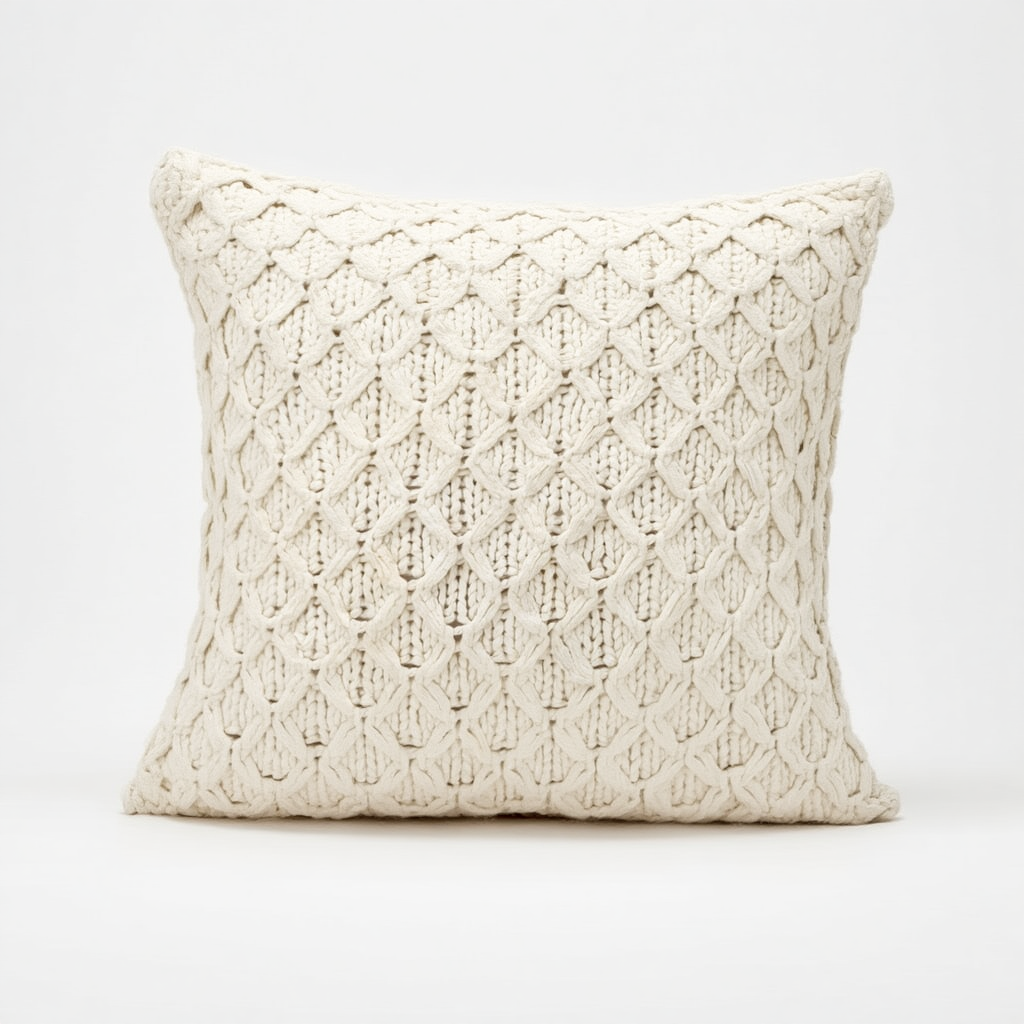 Knitted Decorative Cushion