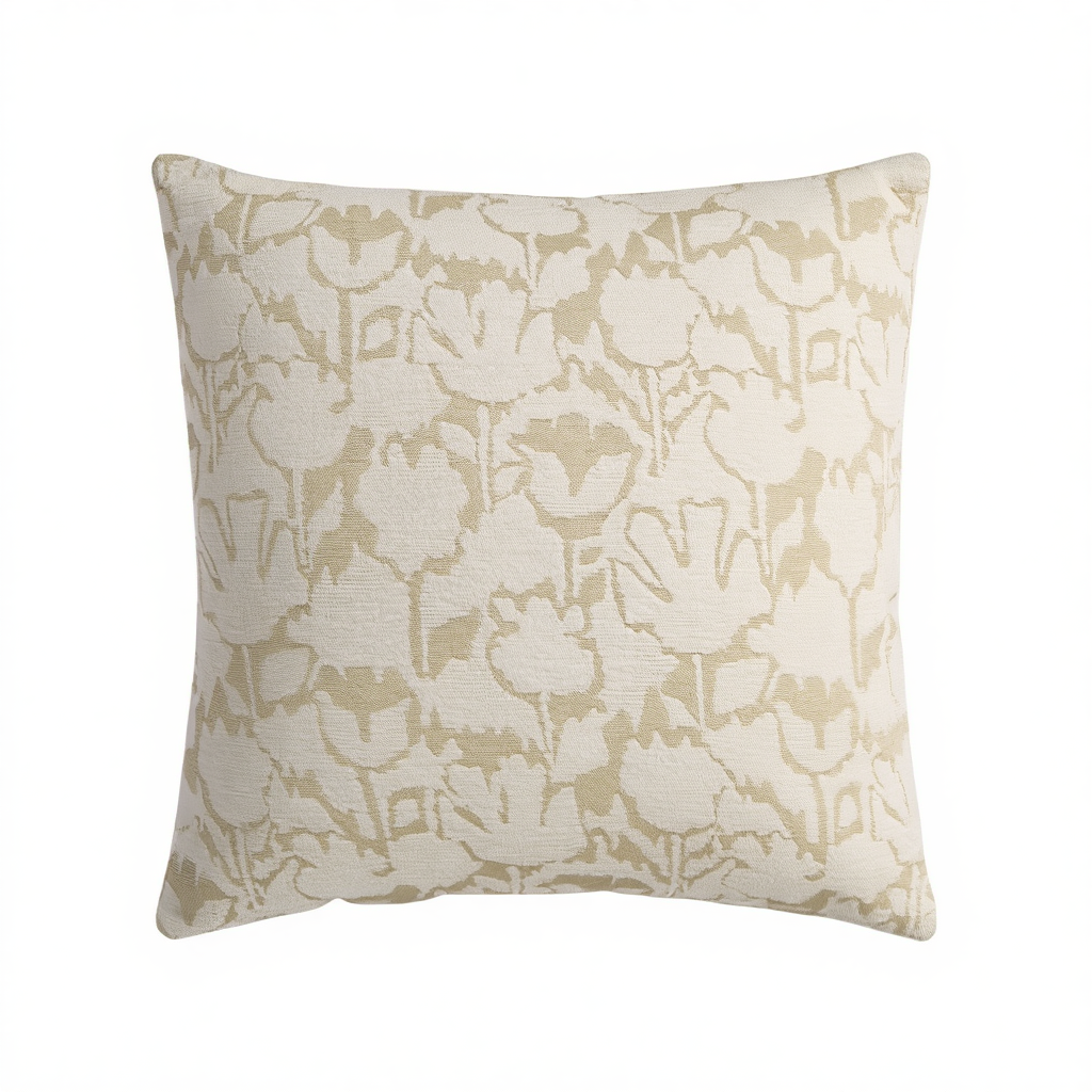 Floral Pattern Decorative Cushion