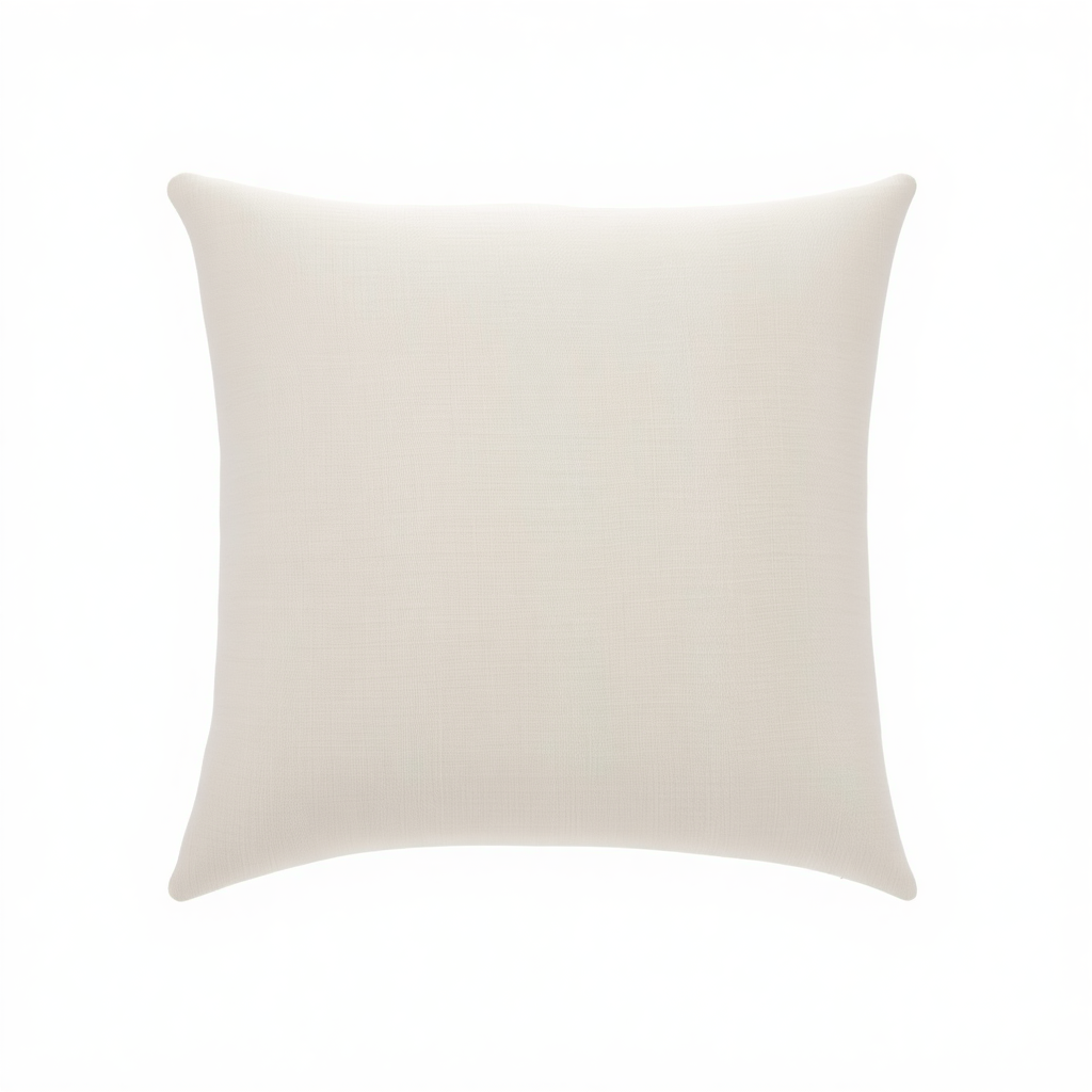 Square Beige Pillow