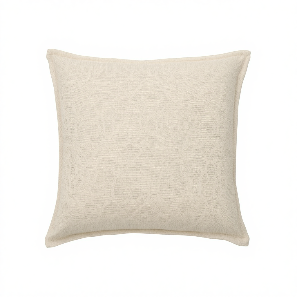 Elegant Beige Decorative Pillow