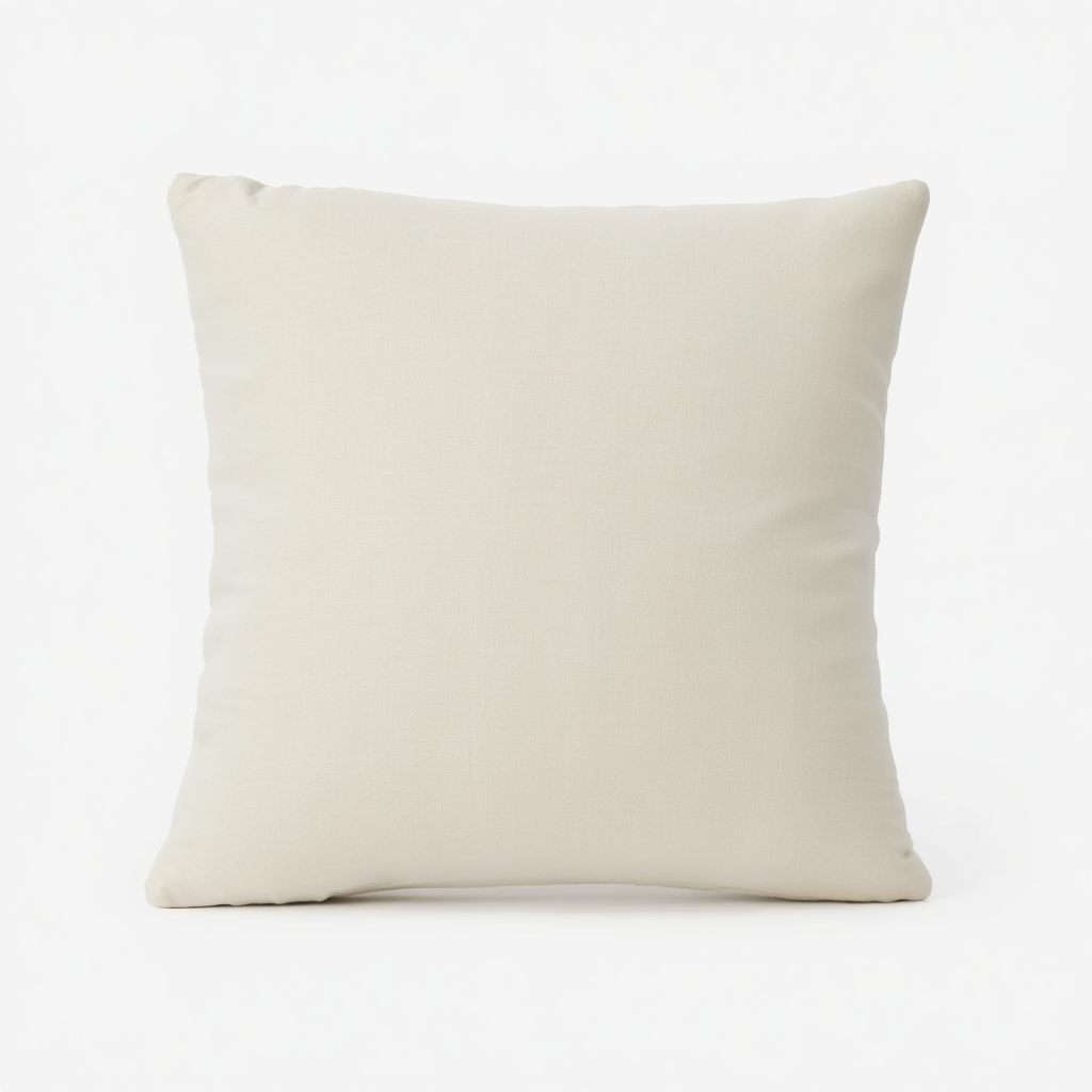 White Square Pillow