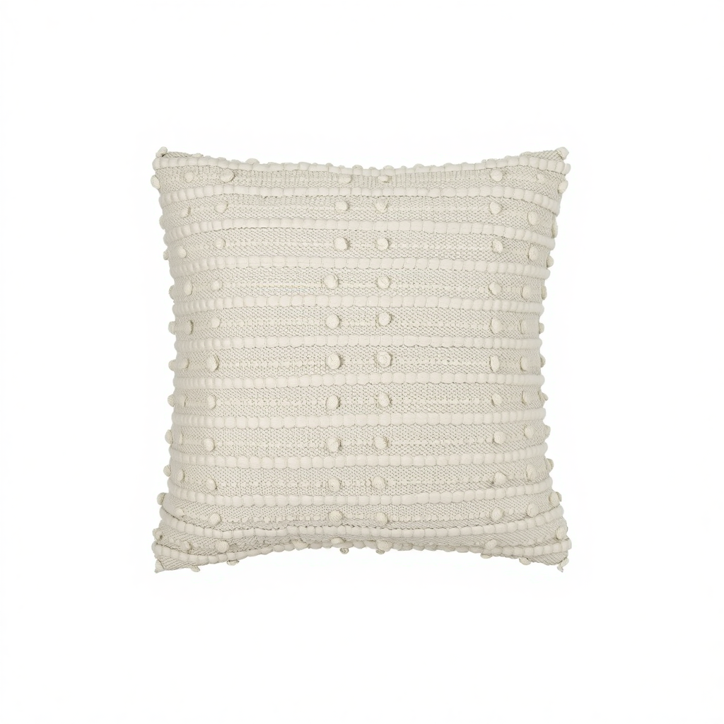 Textured Cream Pillow