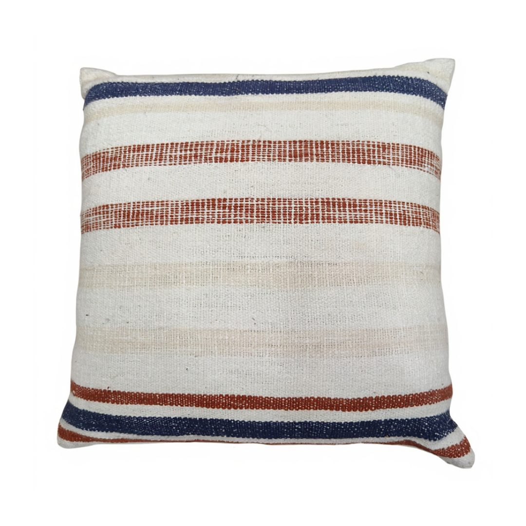 Handwoven Striped Cushion