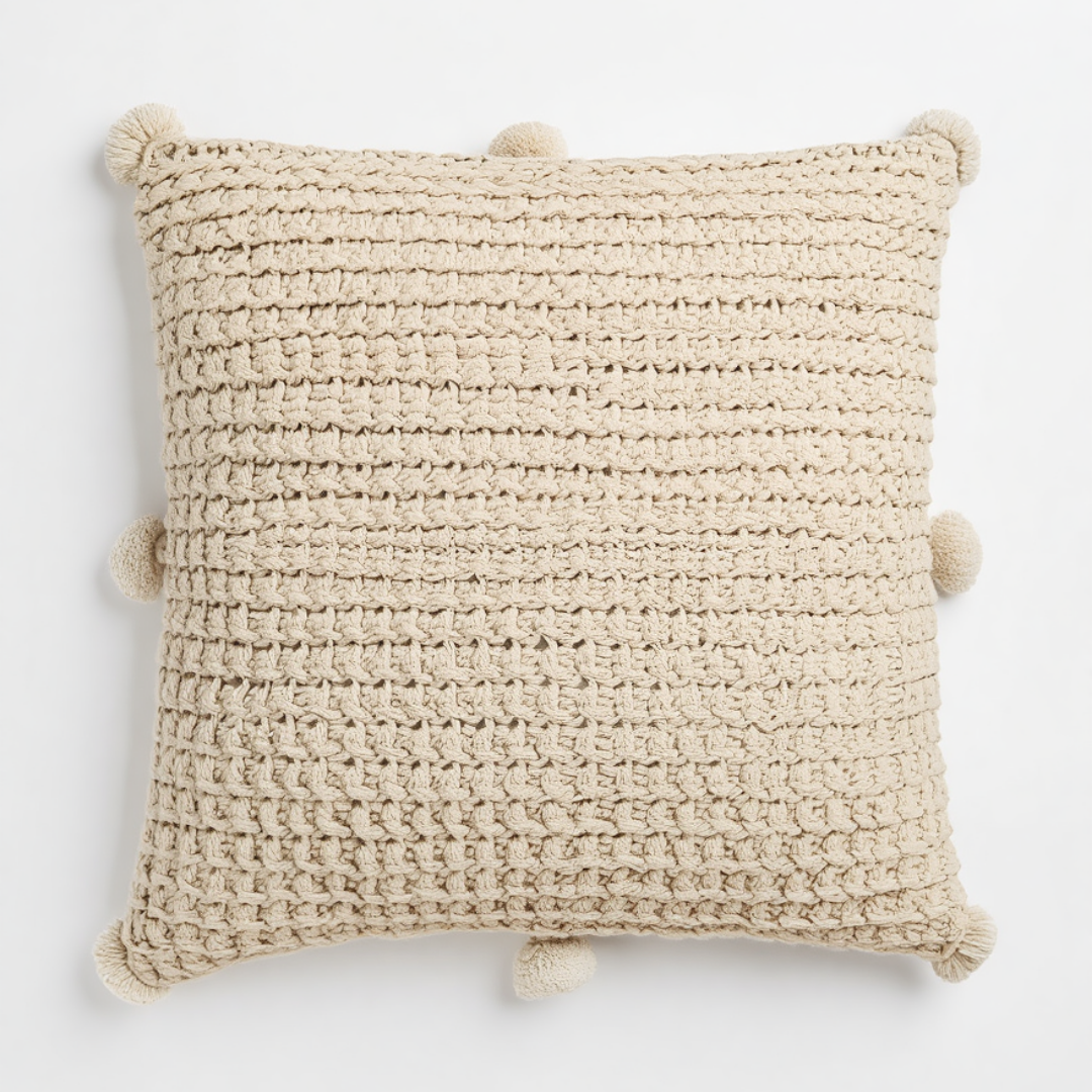 Handwoven Textured Cushion