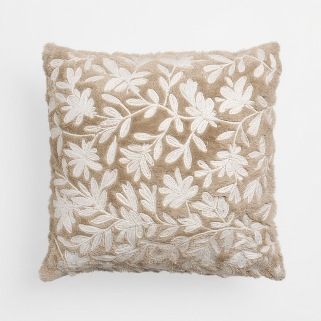 Embroidered Decorative Pillow
