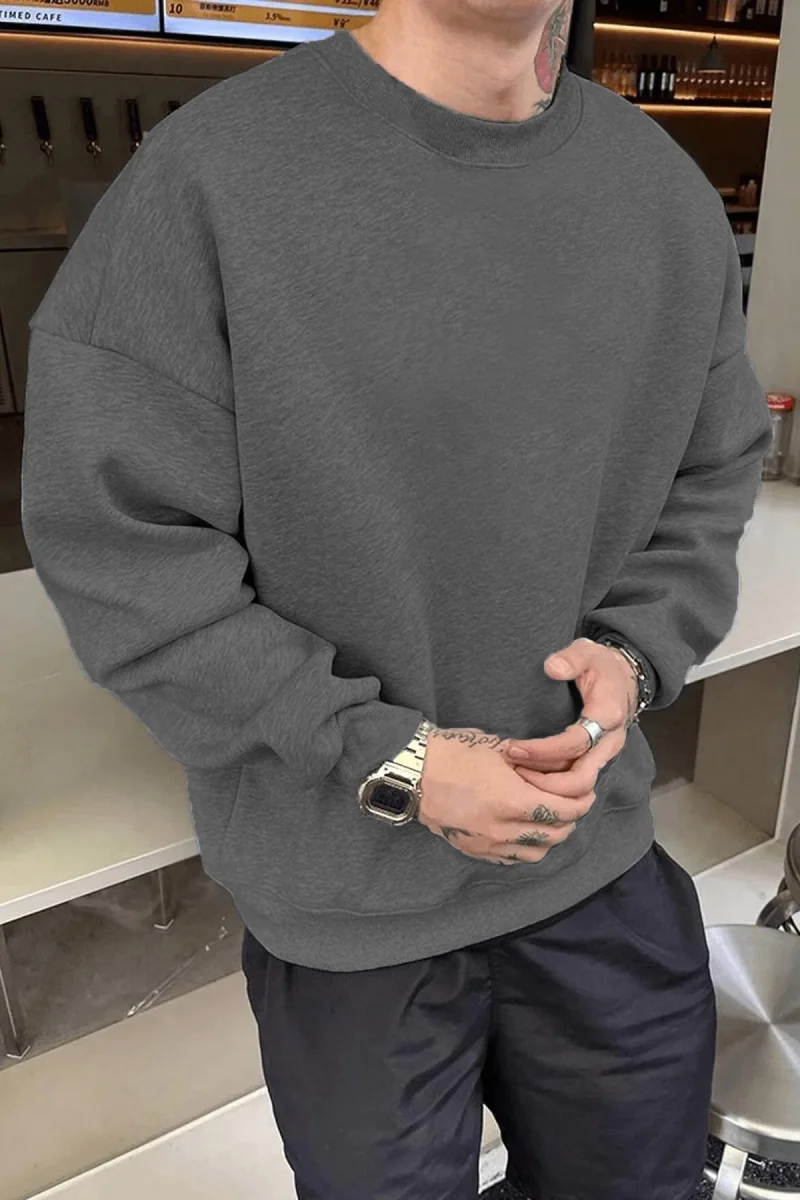 Gri Oversize Sweatshirt