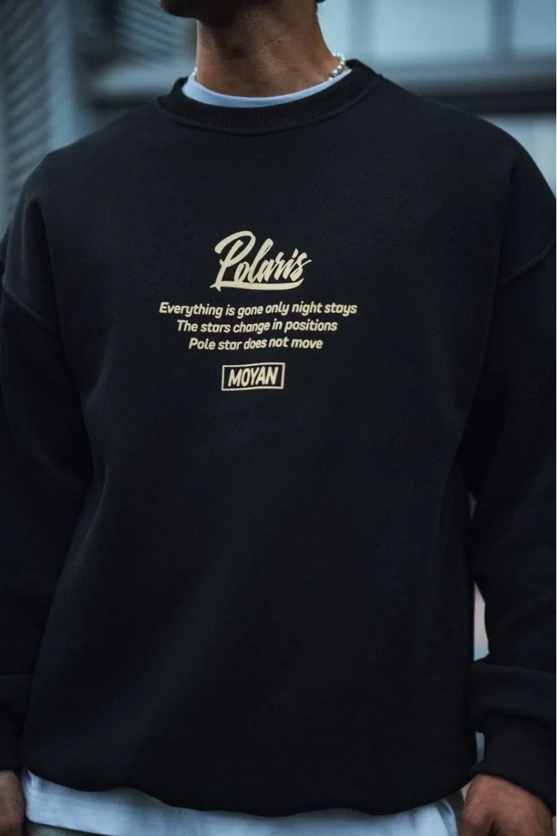 Polaris Siyah Sweatshirt