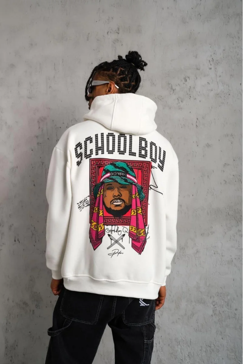 Schoolboy Baskılı Beyaz SweatShirt