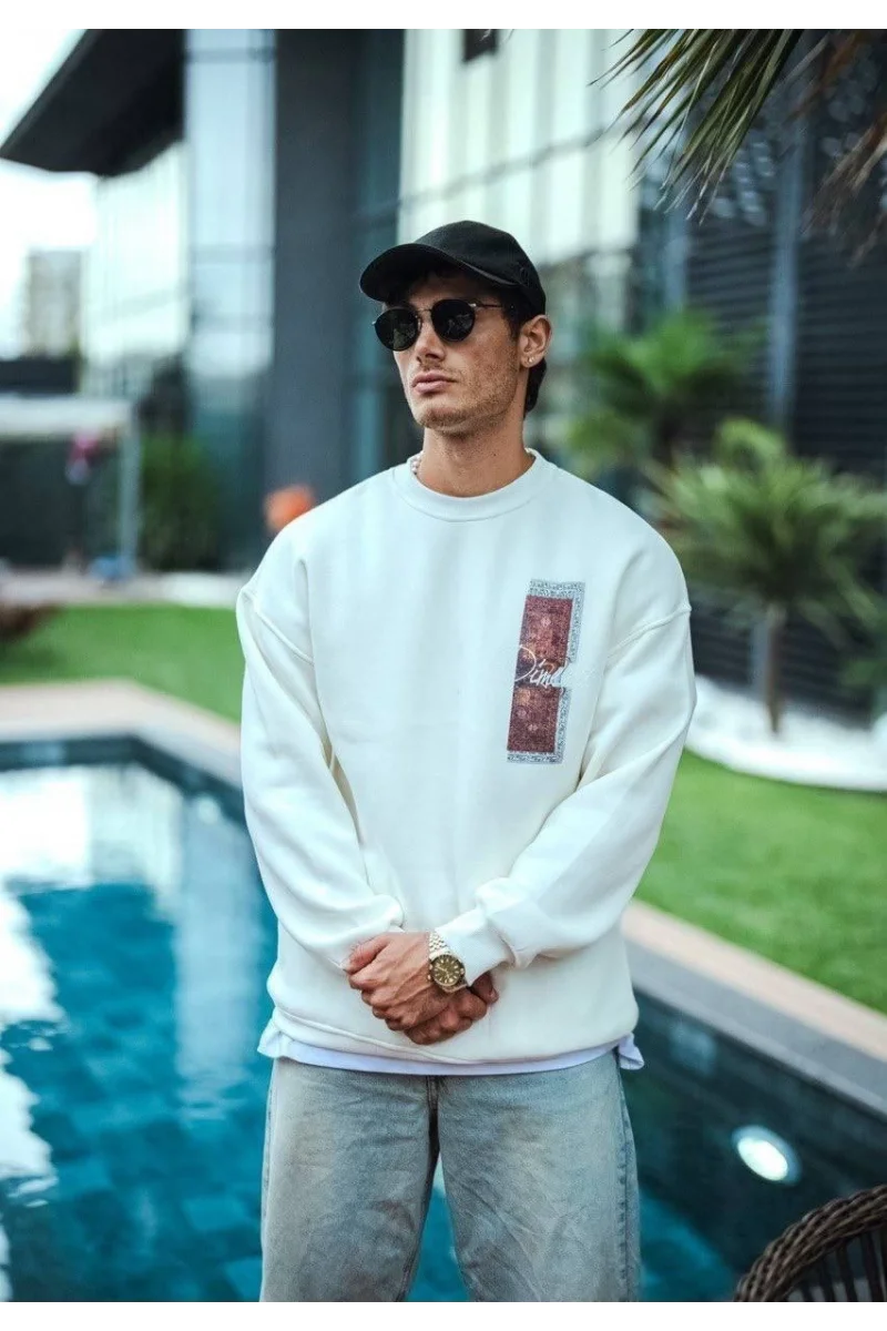 Beyaz Sweatshirt
