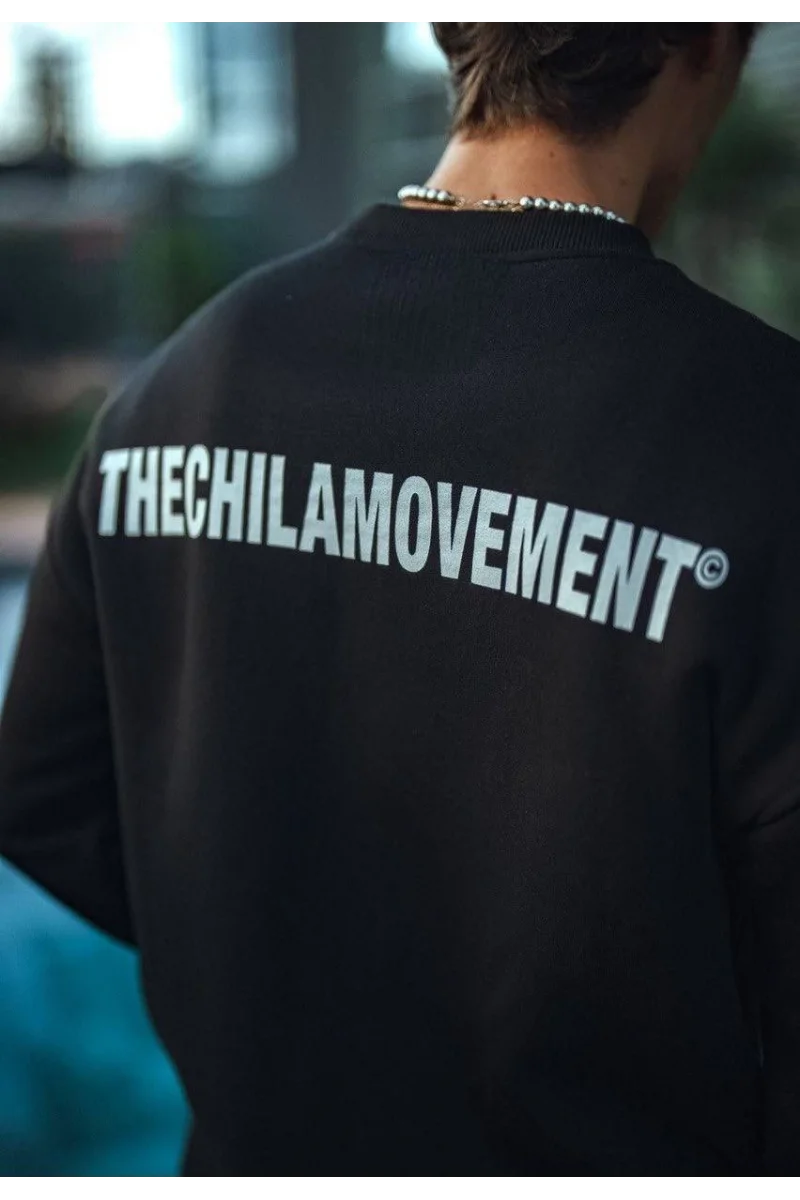 THECHILAMOVEMENT® Siyah Sweatshirt