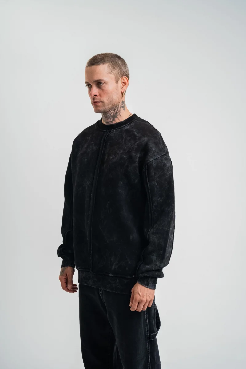 Siyah Oversize Sweatshirt