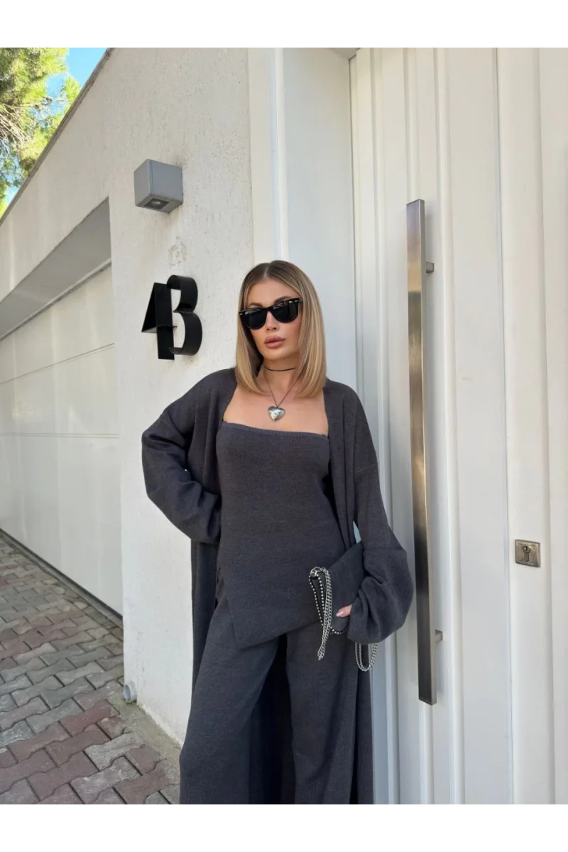 Kadın Triko Üçlü Takım - Vizyon