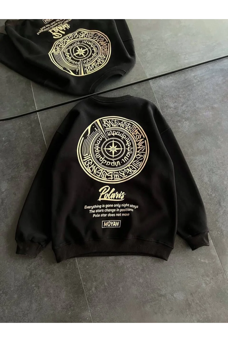 Polaris Siyah Sweatshirt