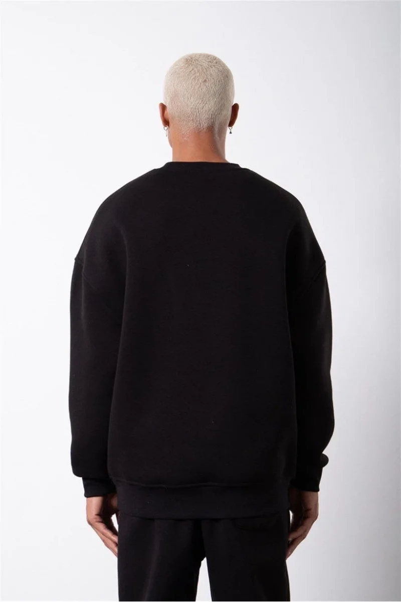Siyah Oversize Sweatshirt