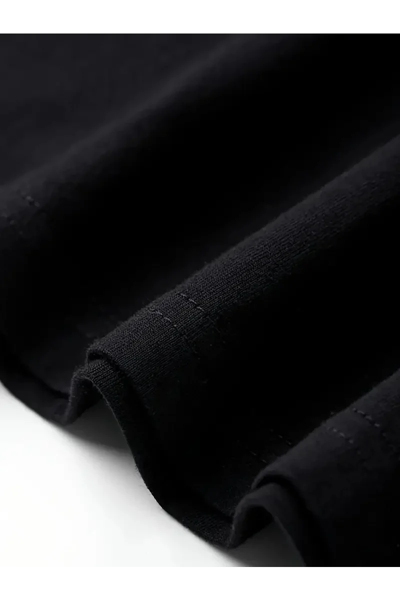 Güneş Gözlüğü Grafikli Karikatür Tavşan Oversize Kısa Kollu Tişört - Siyah