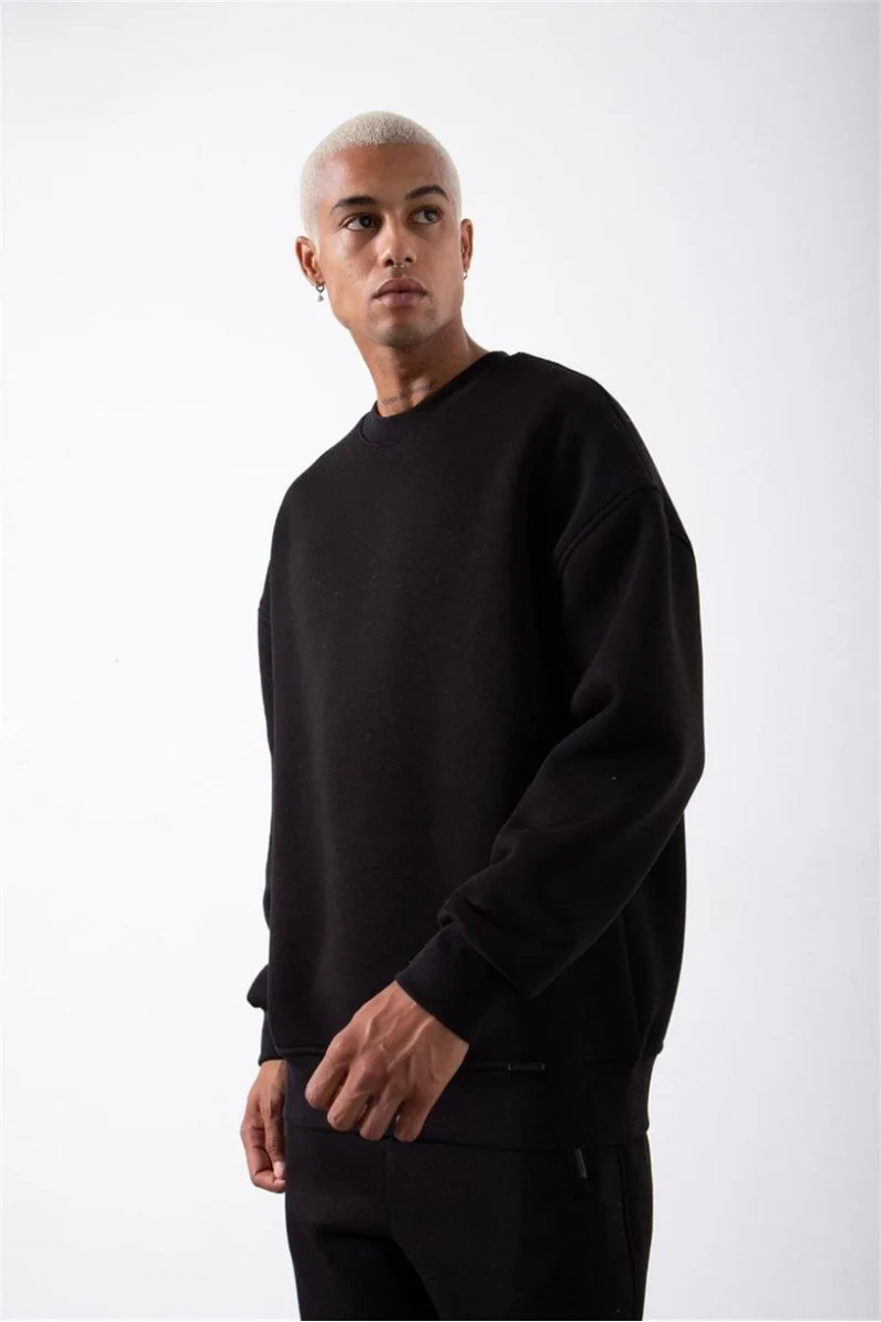 Siyah Oversize Sweatshirt