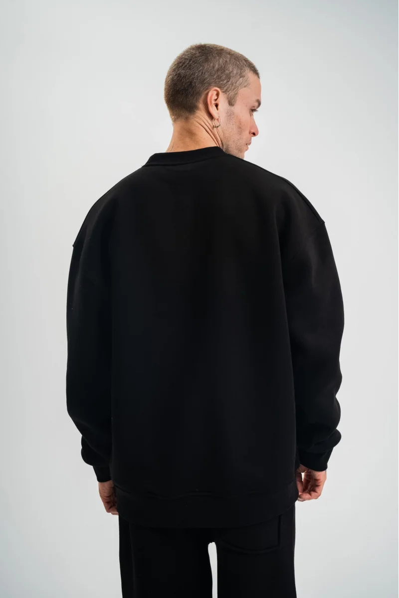 Siyah Oversize Sweatshirt