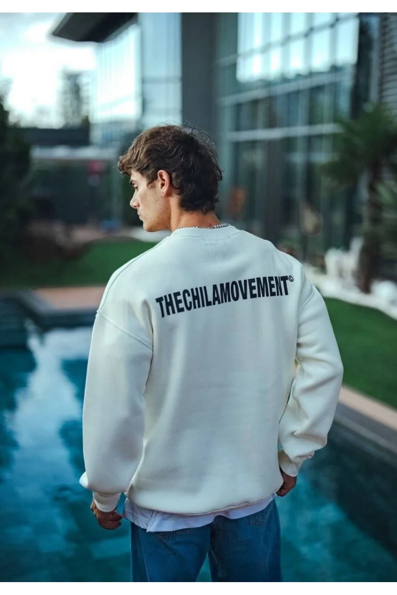 THECHILAMOVEMENT Beyaz Sweatshirt