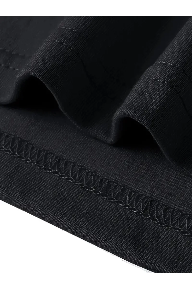 Pembe Panter Baskılı Erkek Oversize Günlük Kısa Kollu Tişört