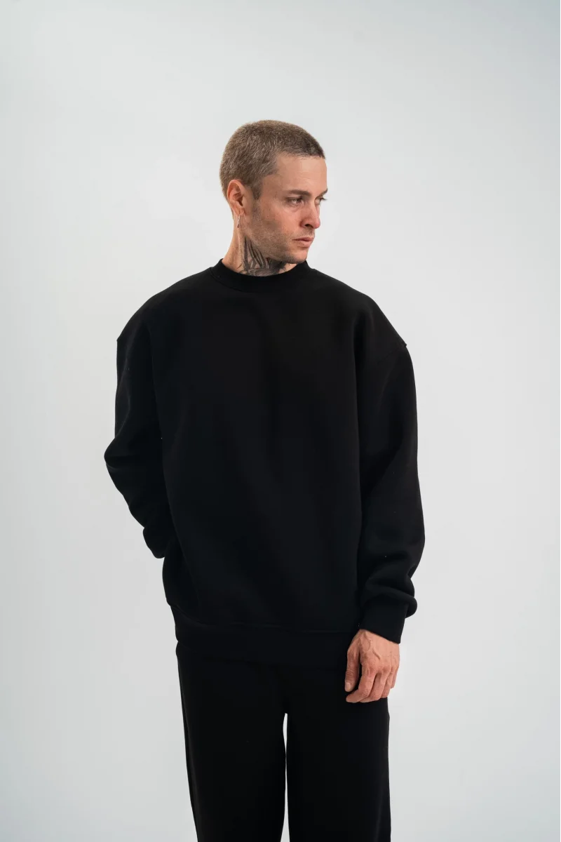 Siyah Oversize Sweatshirt