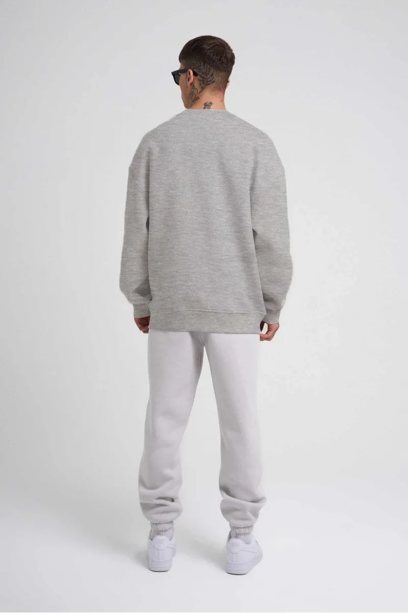 Gri Oversize Sweatshirt
