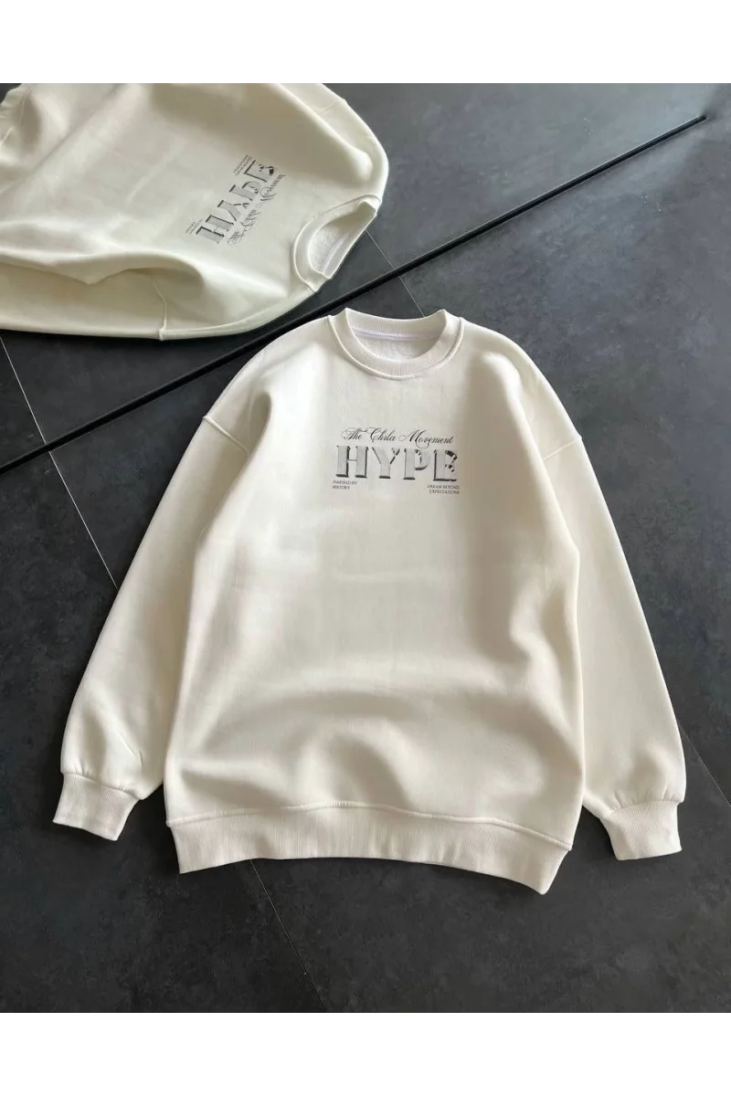 Beyaz Sweatshirt