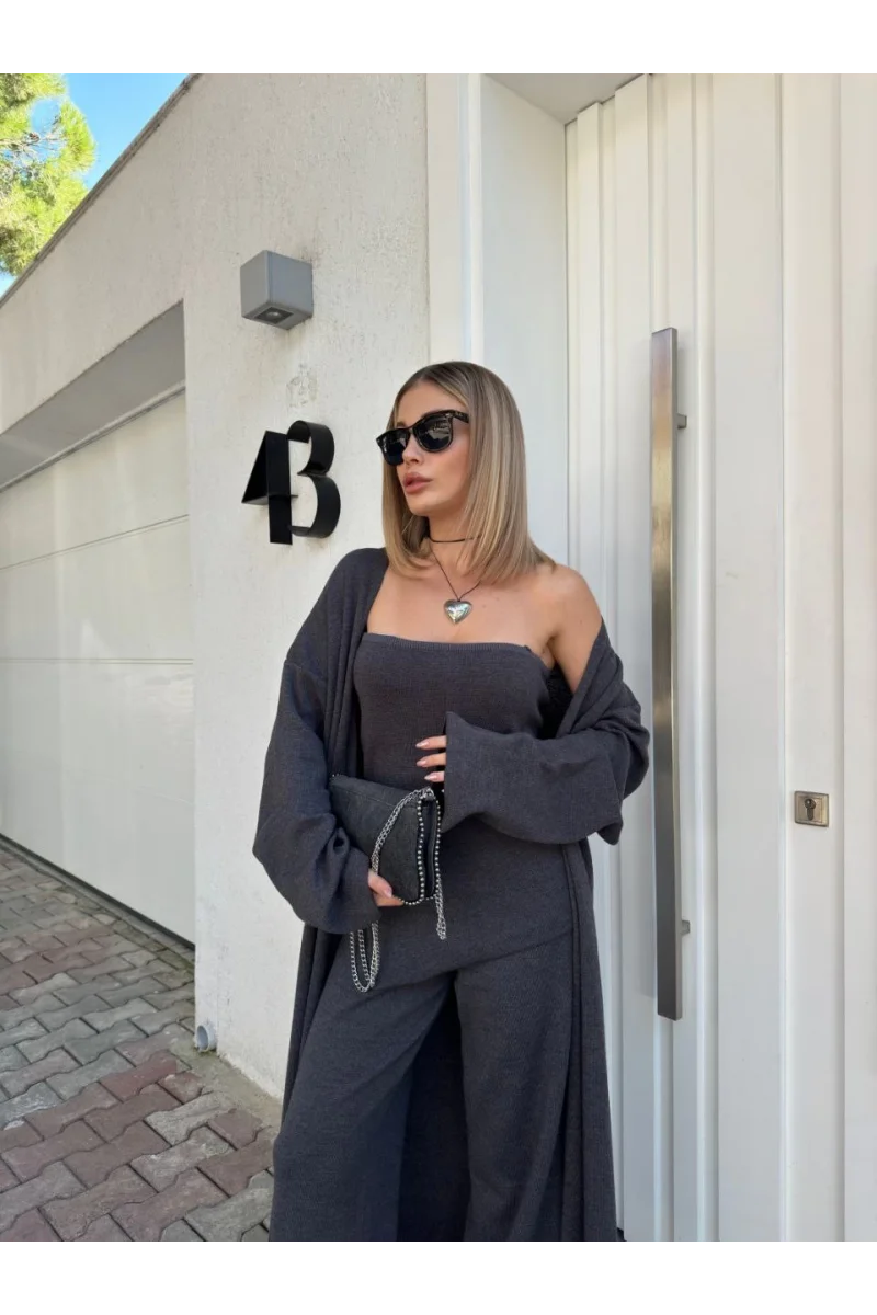 Kadın Triko Üçlü Takım - Vizyon