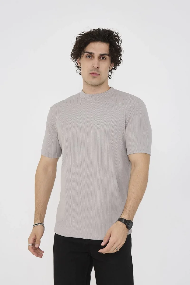 Unisex Bisiklet Yaka Slim fit T-Shirt