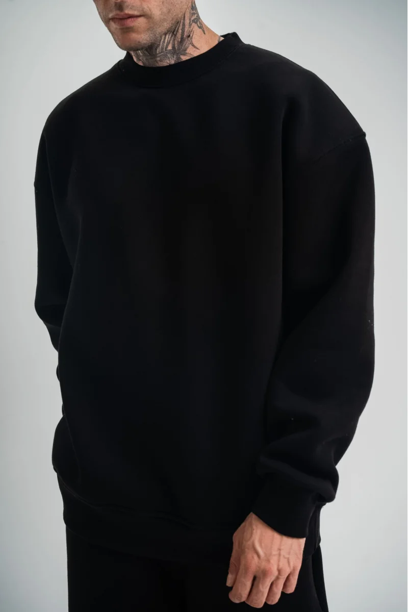 Siyah Oversize Sweatshirt
