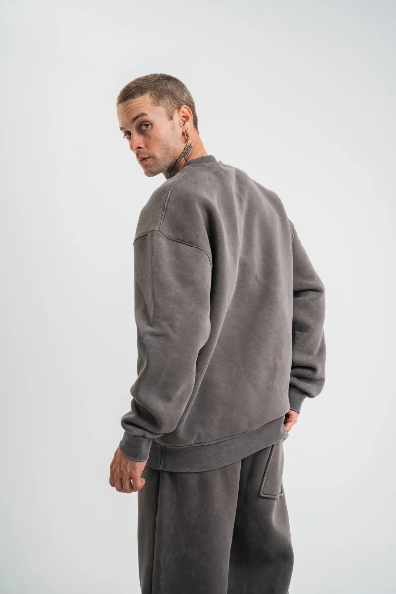 Gri Oversize Sweatshirt