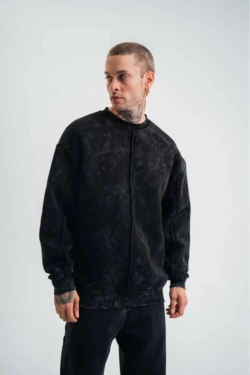 Siyah Oversize Sweatshirt