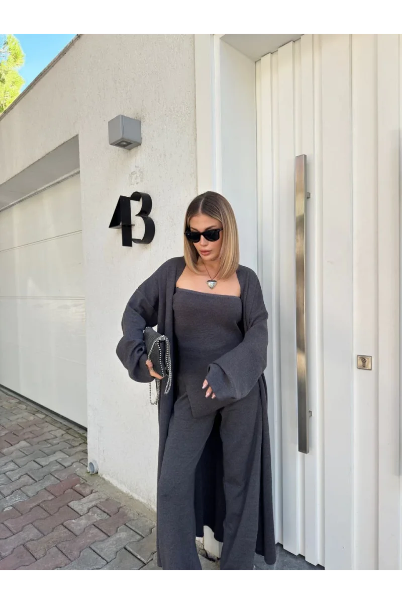 Kadın Triko Üçlü Takım - Vizyon