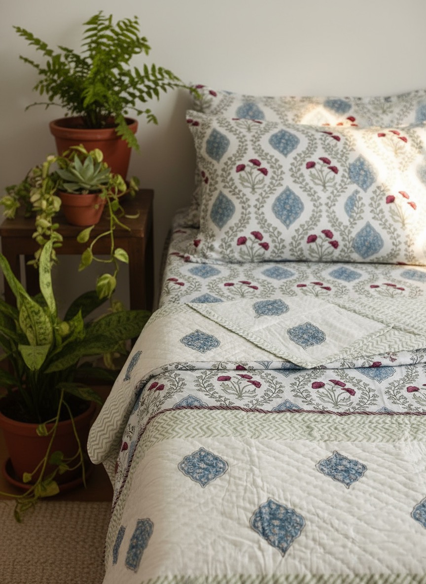 Sage Medallion Bedsheet