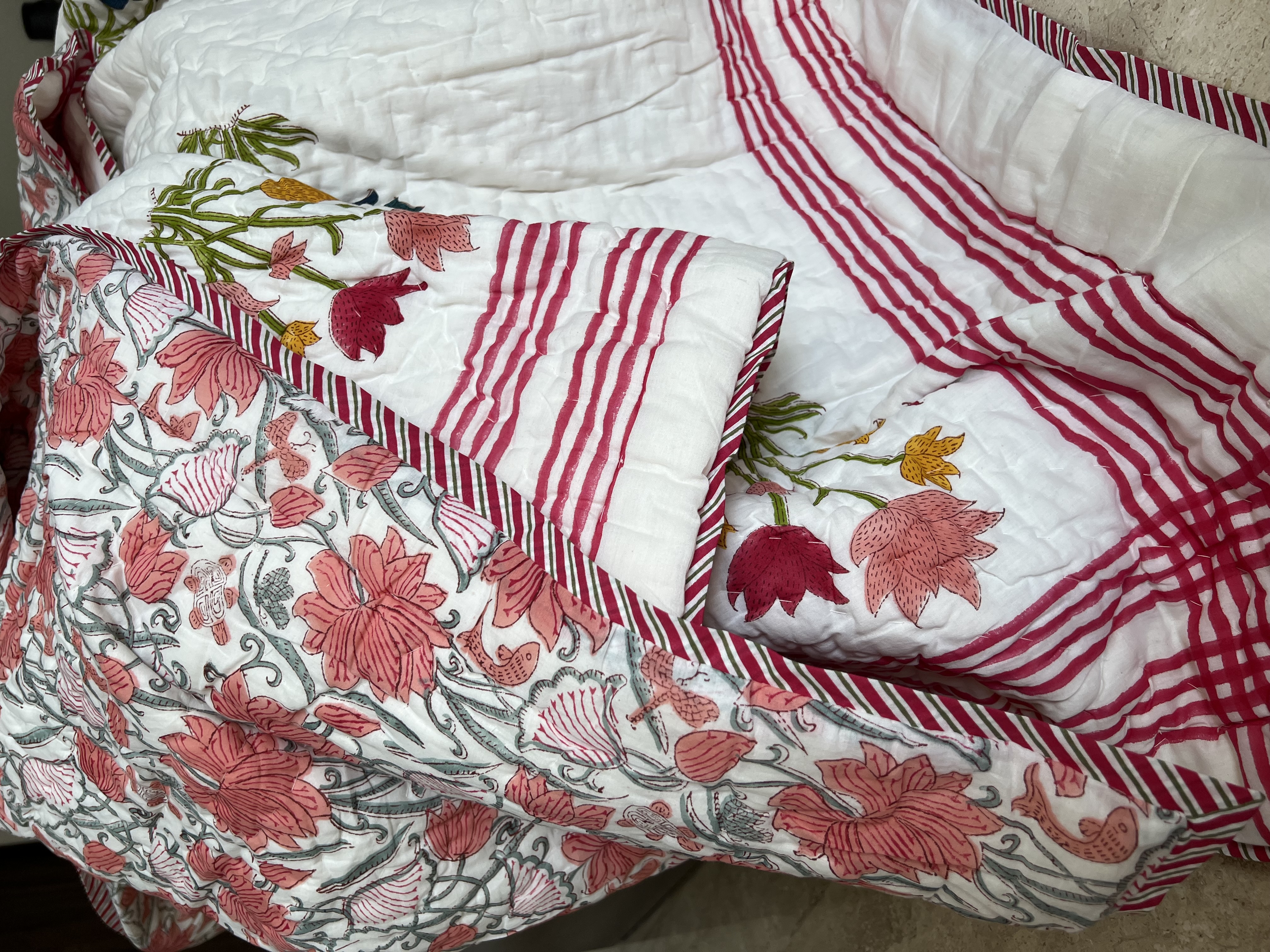 Blossom Stripe Quilt