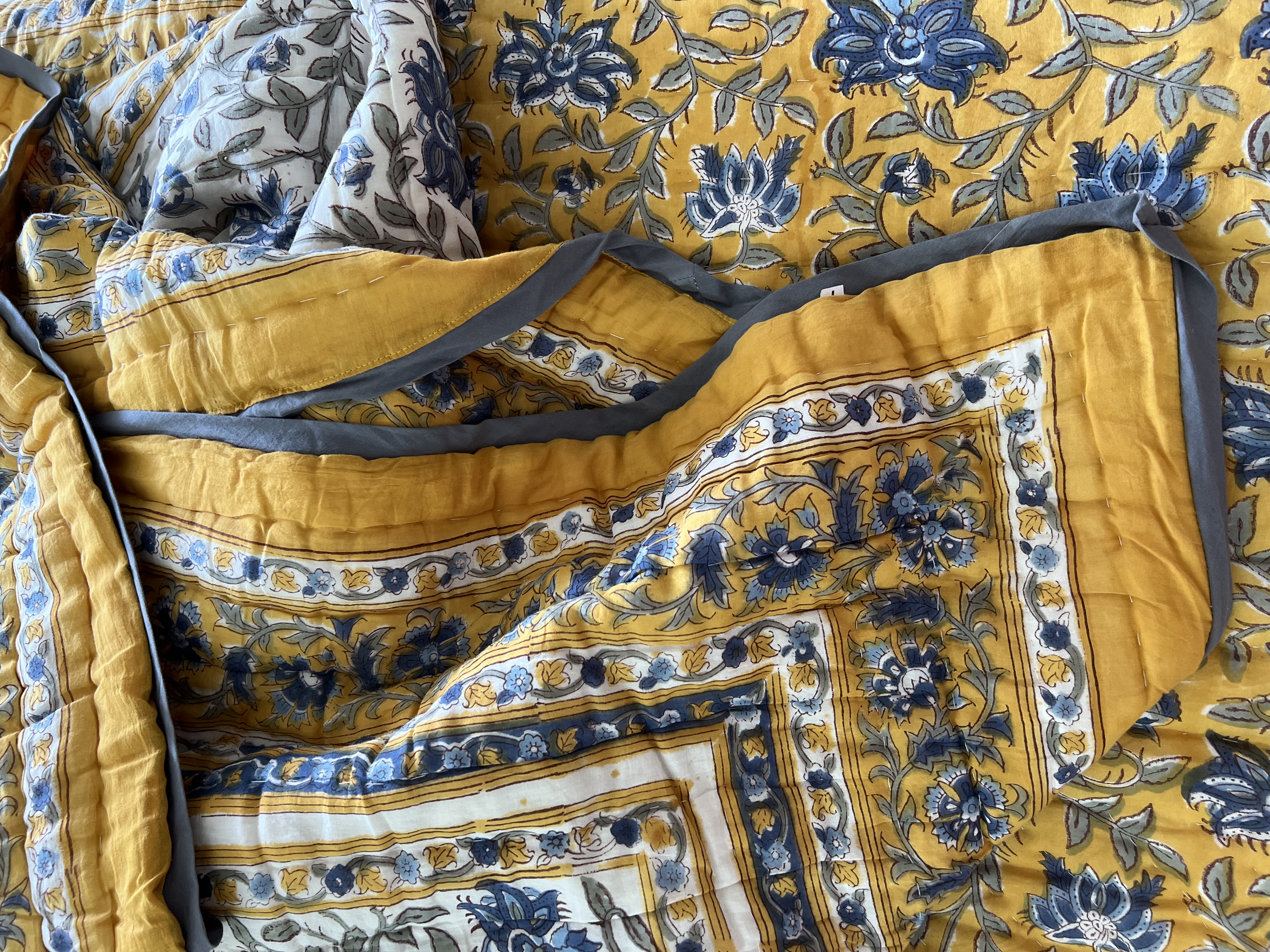 Sunlit Azure Quilt