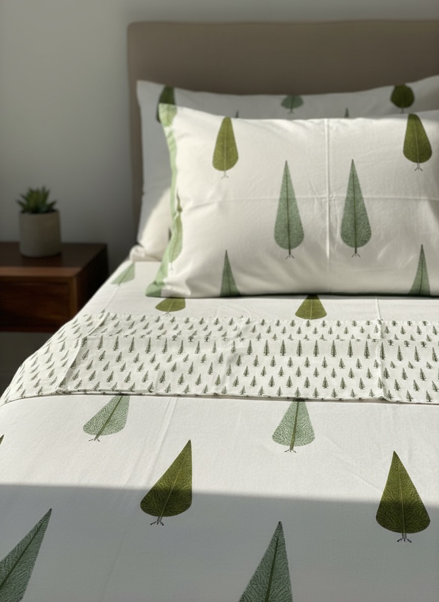 Sage Cypress Bedsheet