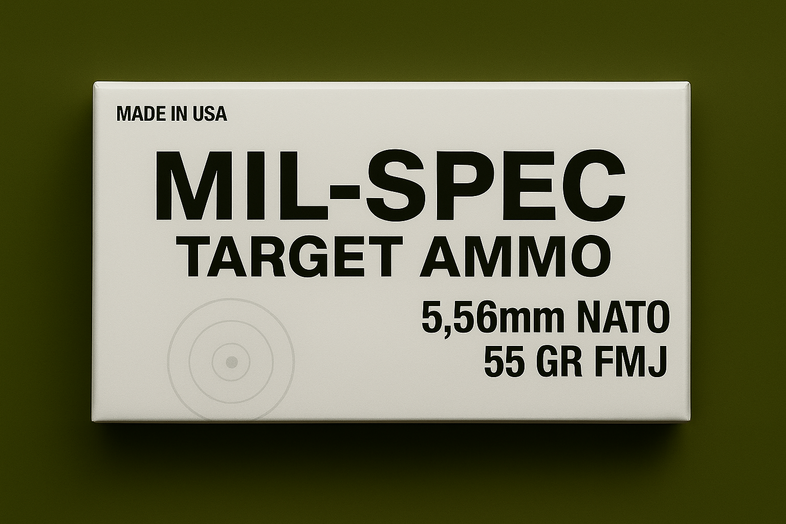 1000 MIL-SPEC Target Ammo 5.56mm NATO