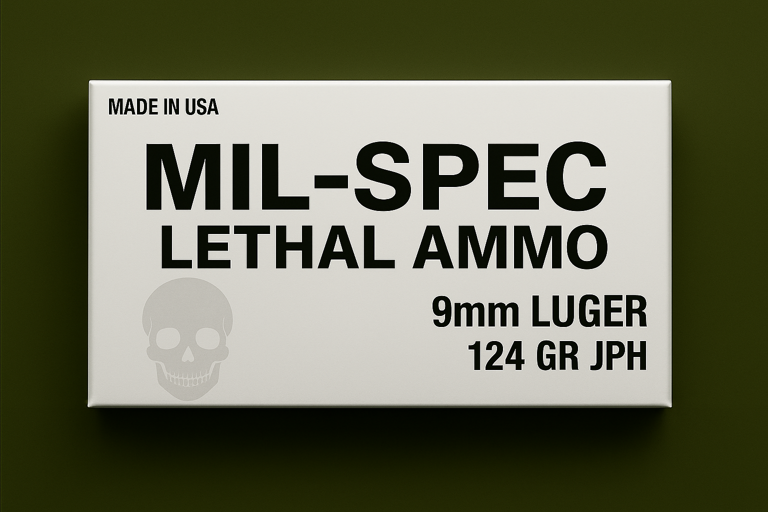 1000 MIL-SPEC Lethal 9mm Rounds