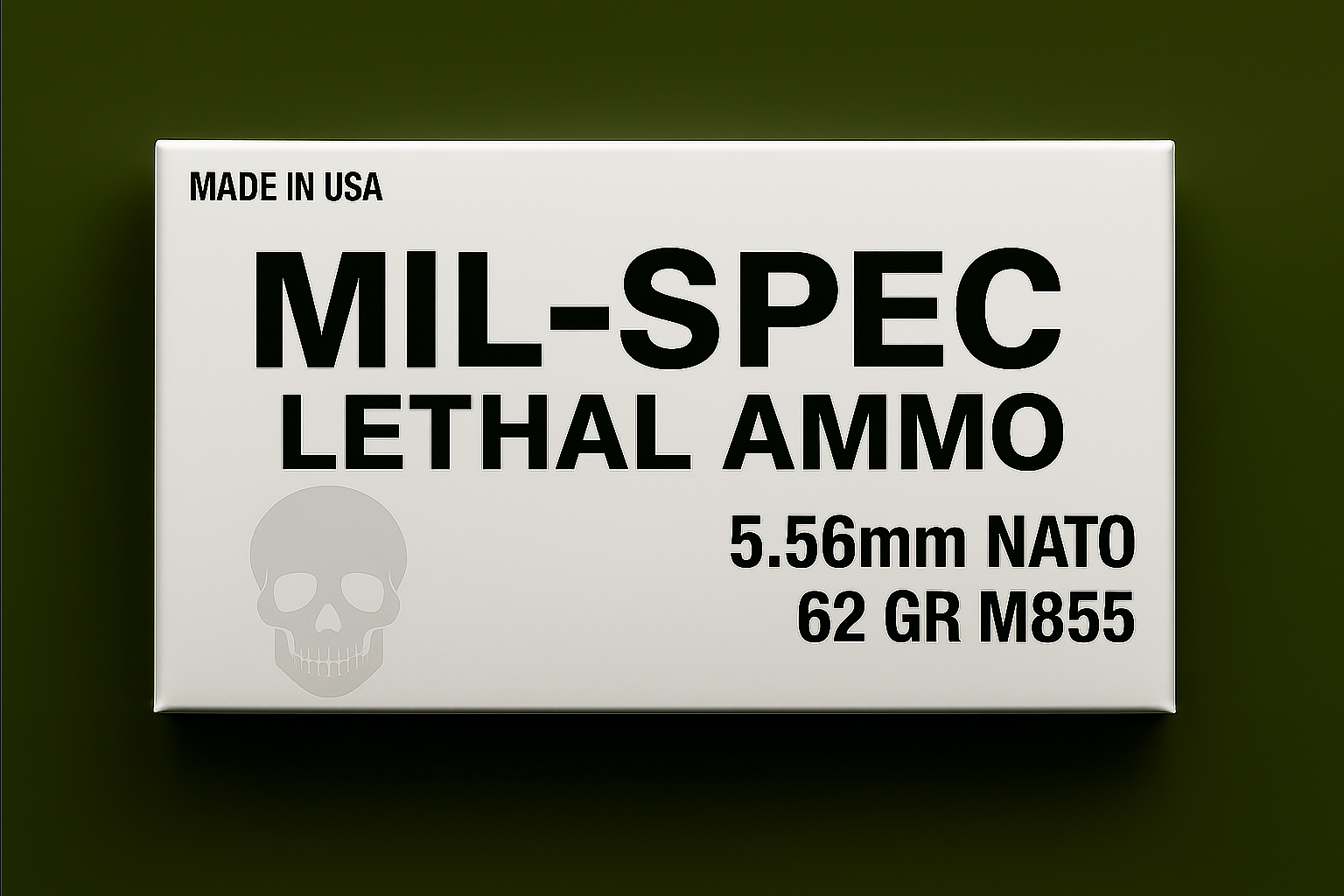 1000 MIL-SPEC Lethal Armor Piercing Rounds