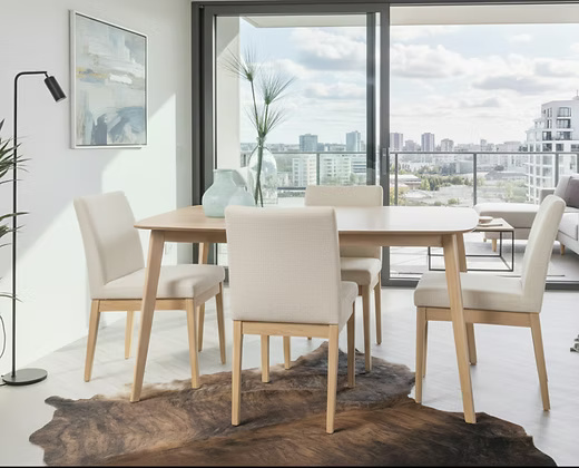 4 Seater Modern Dining Table Set