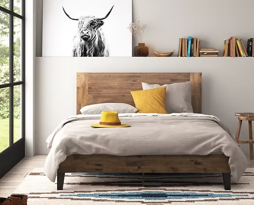 Modern Wooden Bed 
