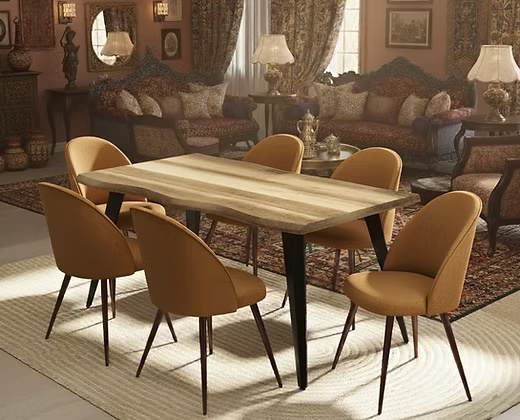 Modern 6 Seater  Dining Table Set