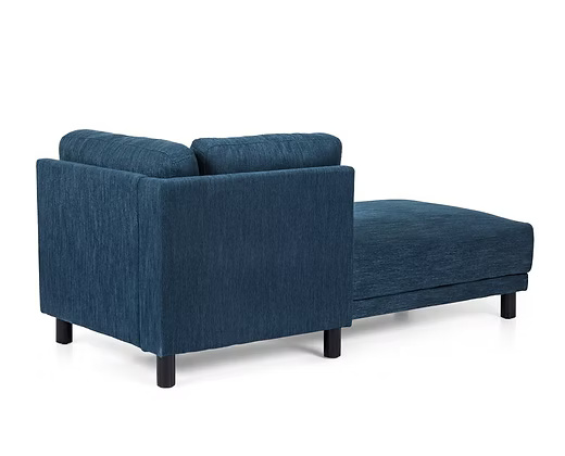 Modern Blue Chaise Lounge