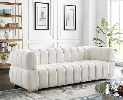 3 Seater Elegant soft & Sleek Velvet Sofa