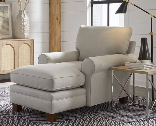 Elegant Modern Upholstered Lounger