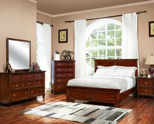 Classic Wooden Bed 