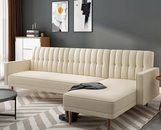 Modern Elegant Tufted Sectional Sofa