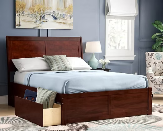 Wooden Storage Bed