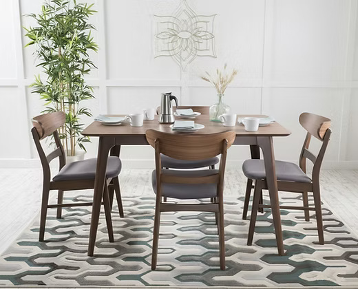 Modern Wooden Dining Table Set